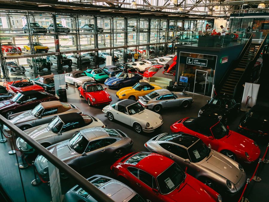 Car dealership lot